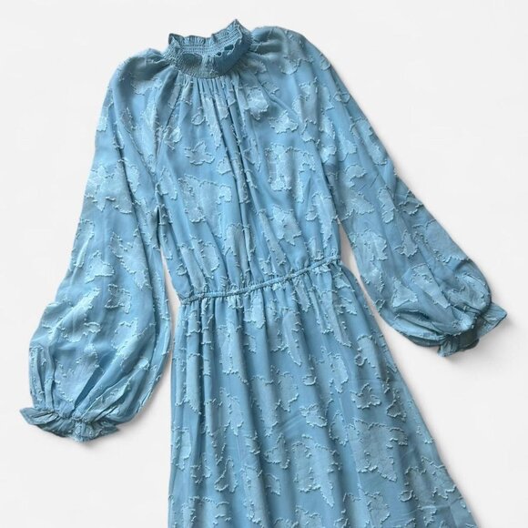 ASOS Blue Floral Maxi Dress - Picture 4 of 5